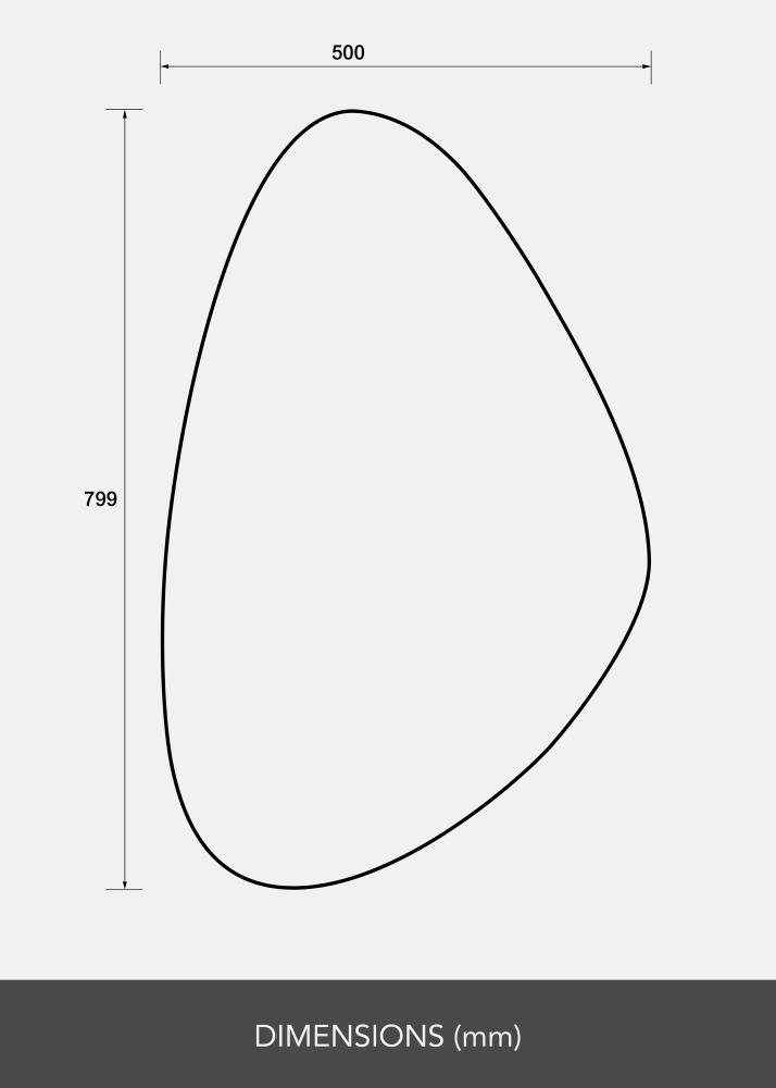 Spegel Finesse 50x80 cm