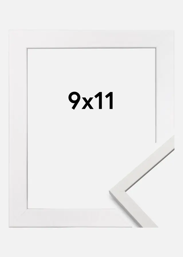 Ram Edsbyn Akrylglas Vit 9x11 cm