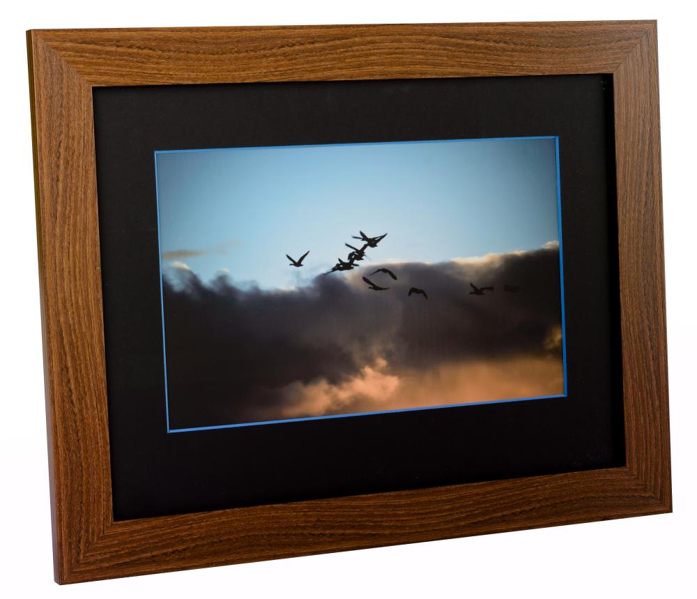 Passepartout Svart (Blå kärna) - Måttbeställd