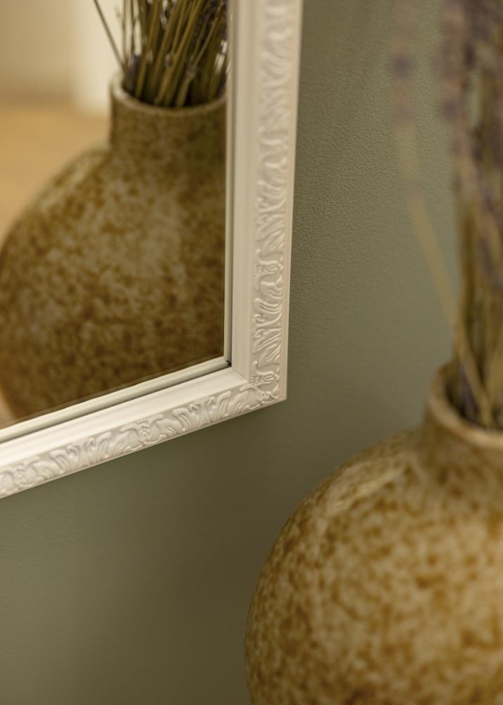 Spegel Nostalgia Vit 75x105 cm