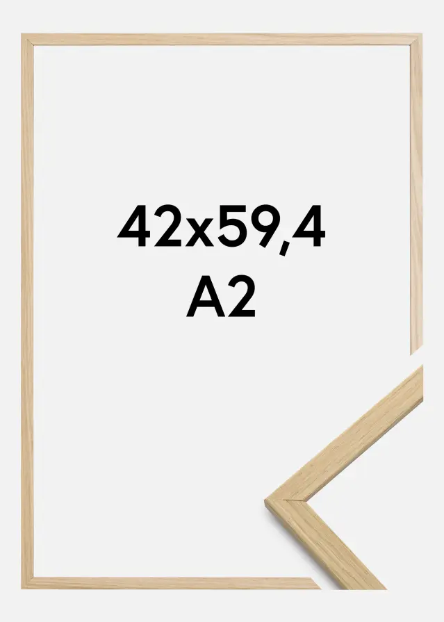 Ram Edsbyn Ek 42x59,4 cm (A2)
