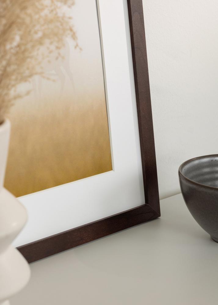 Ram BGA Classic Akrylglas Valnöt 60x90 cm