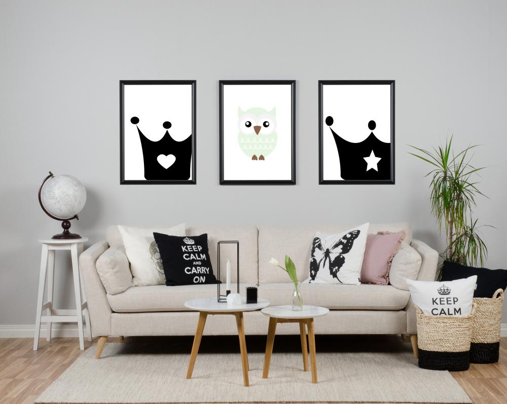 Prinsesskrona - Svart Poster