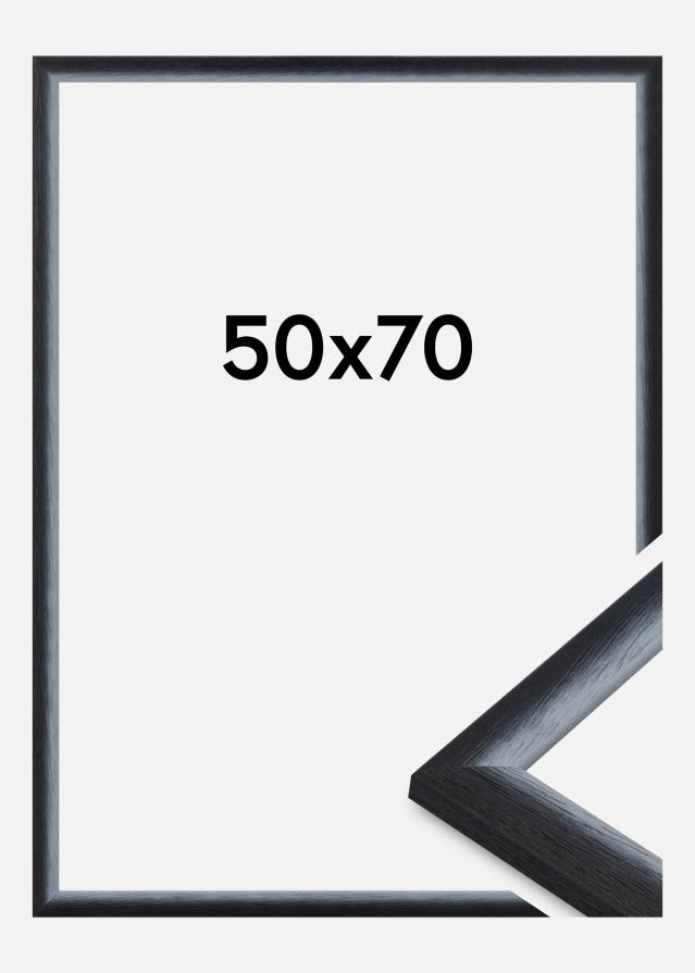 Ram Cornwall Akrylglas Svart 50x70 cm