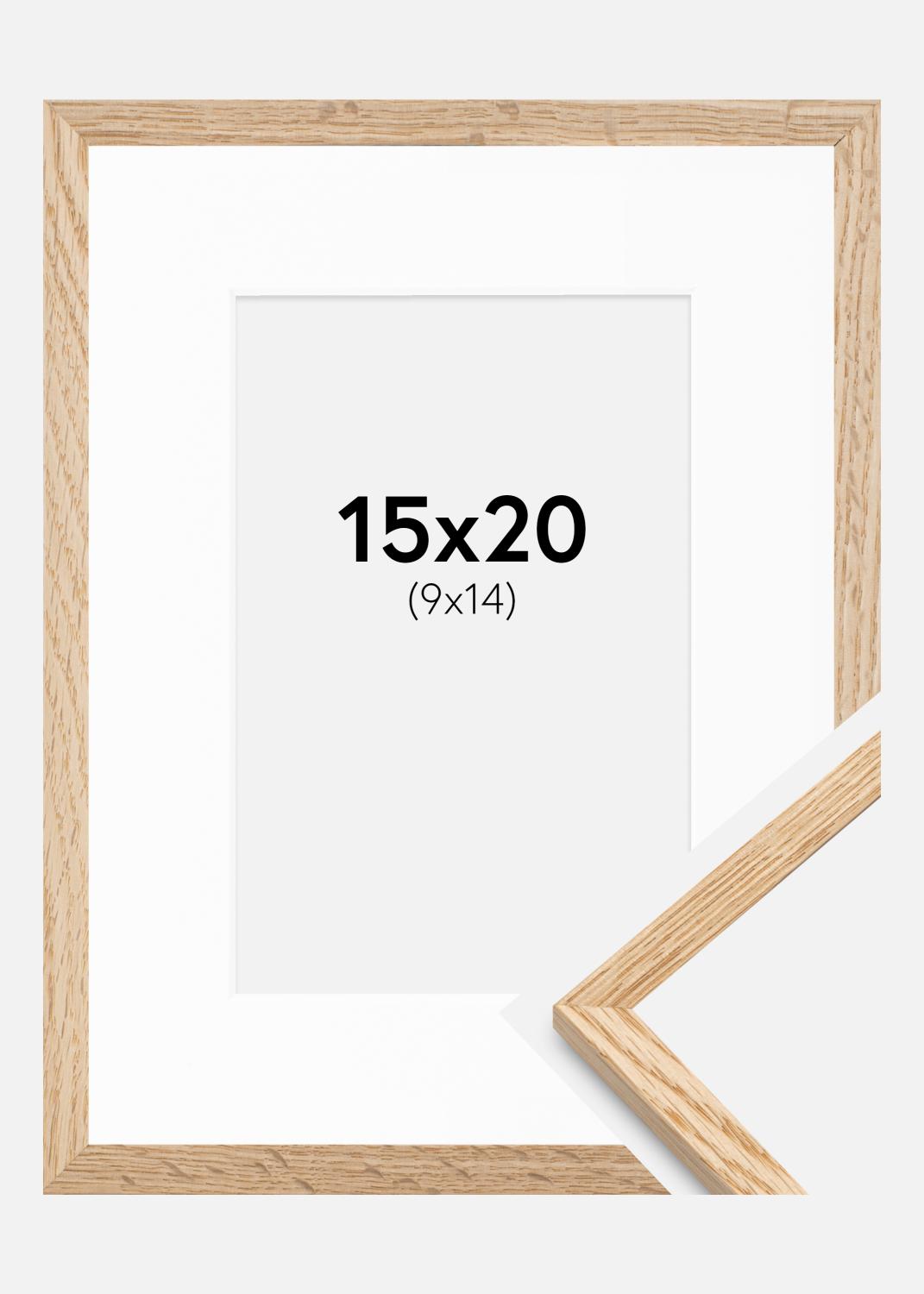 Product Image for Ram Tunn Ek 15x20 cm - Passepartout Vit 10x15 cm