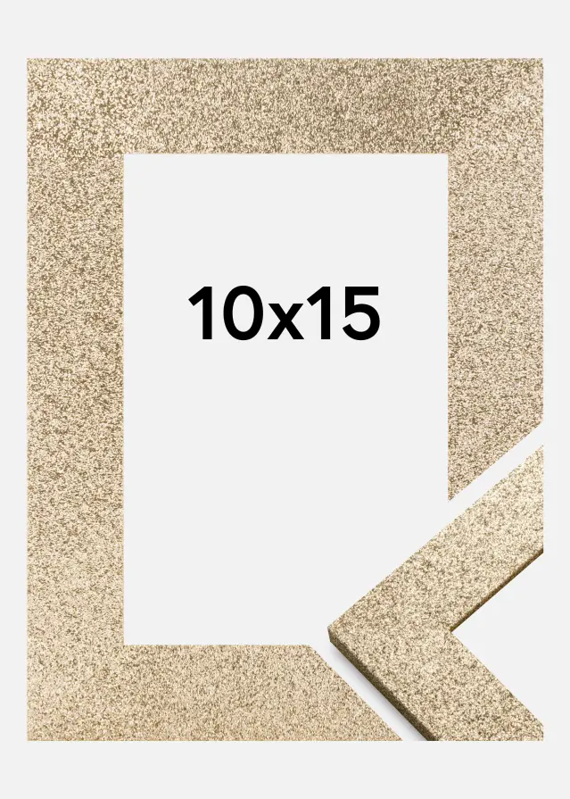Ram Broadway Guld 10x15 cm