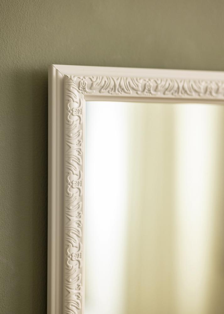 Spegel Nostalgia Vit 75x105 cm