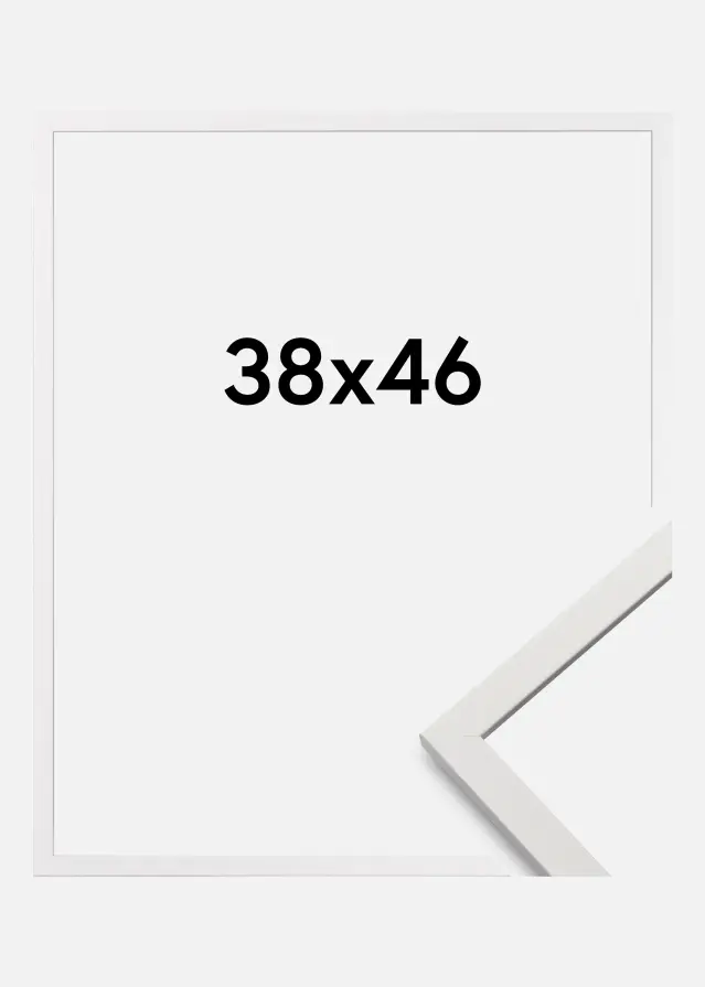 Ram Edsbyn Akrylglas Vit 38x46 cm