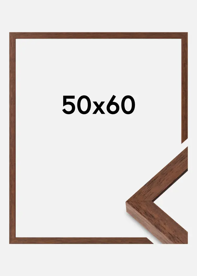 Ram Hermes Akrylglas Teak 50x60 cm