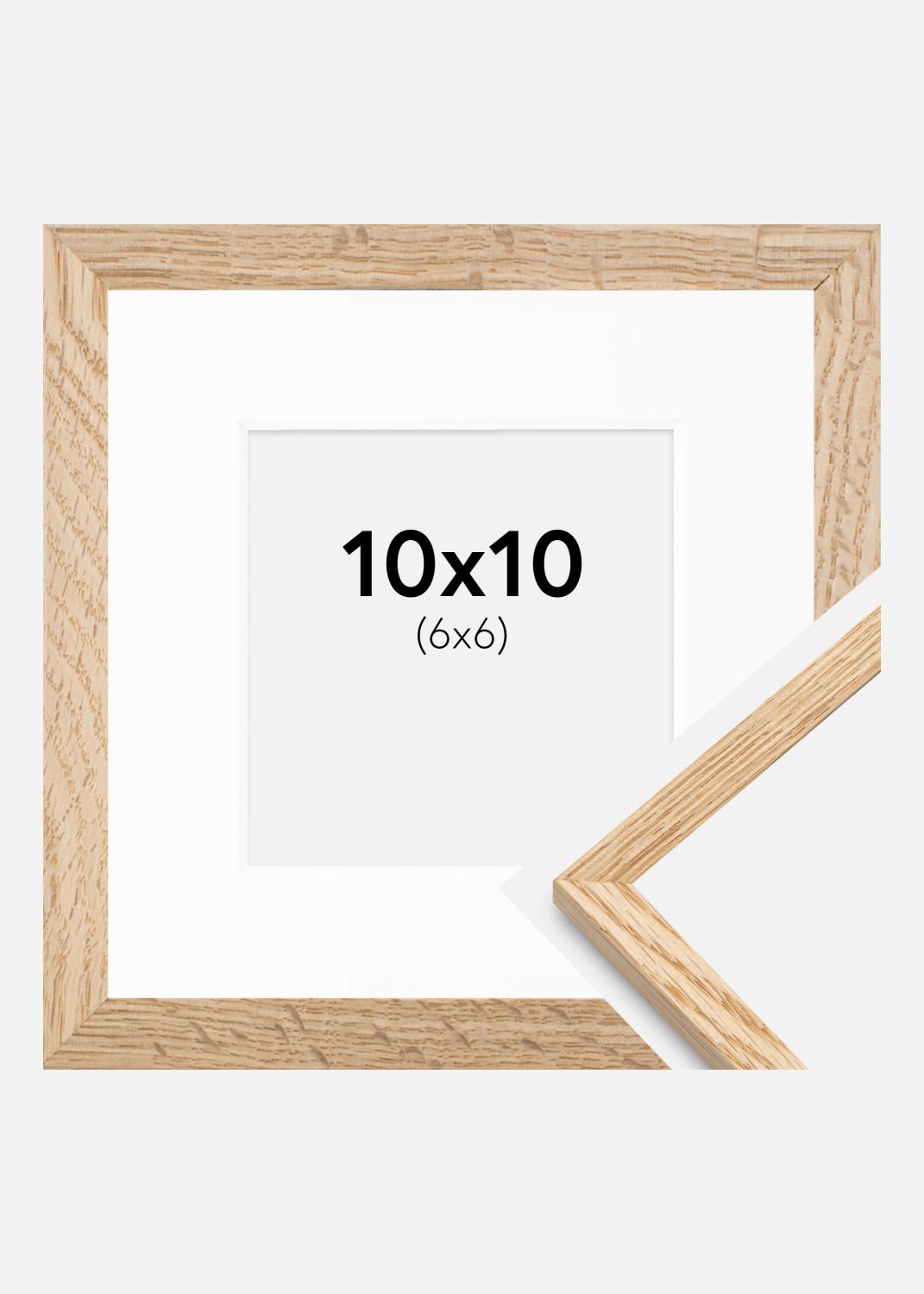 Product Image for Ram Tunn Ek 10x10 cm - Passepartout Vit 7x7 cm