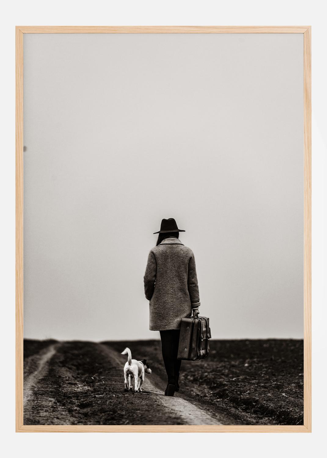 Dogwalk Poster (30x40 cm)