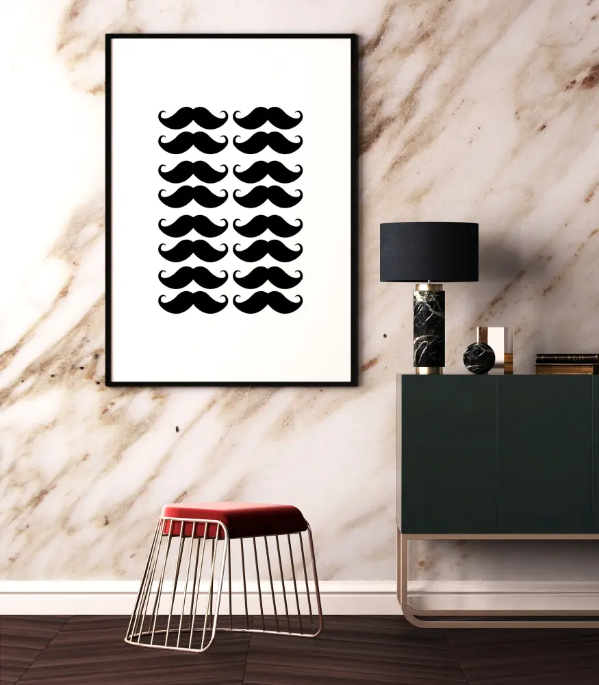 Mustascher Poster