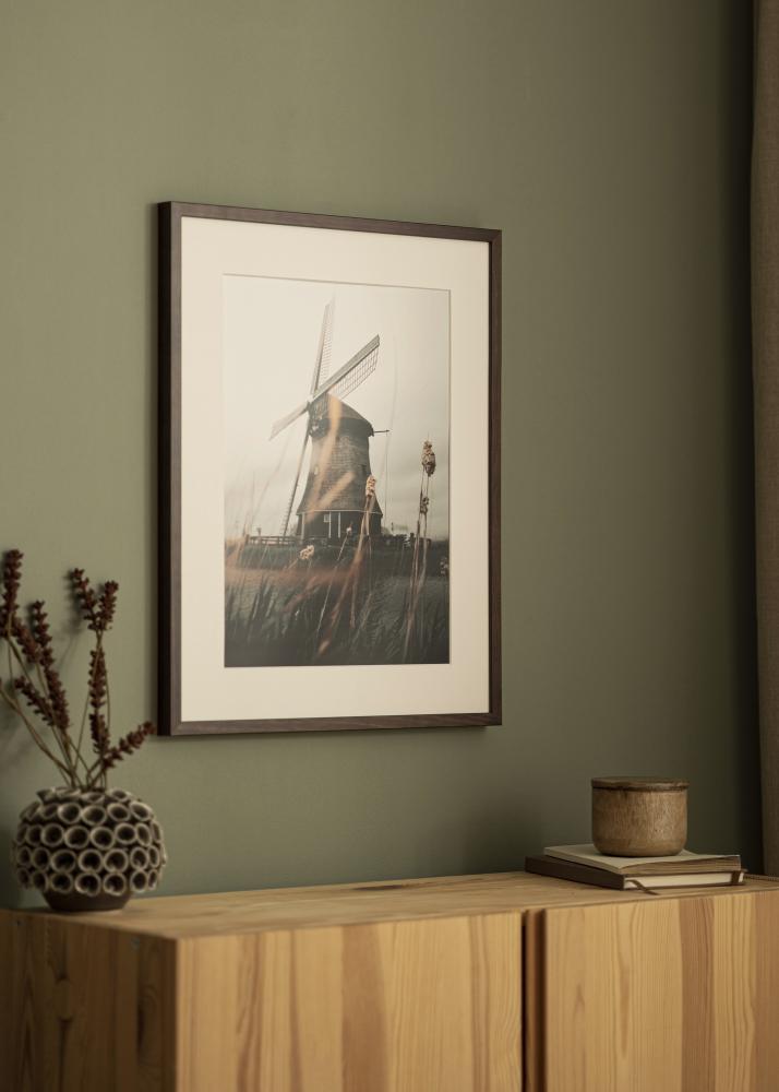 Ram E-Line Akrylglas Valnöt 13x18 cm