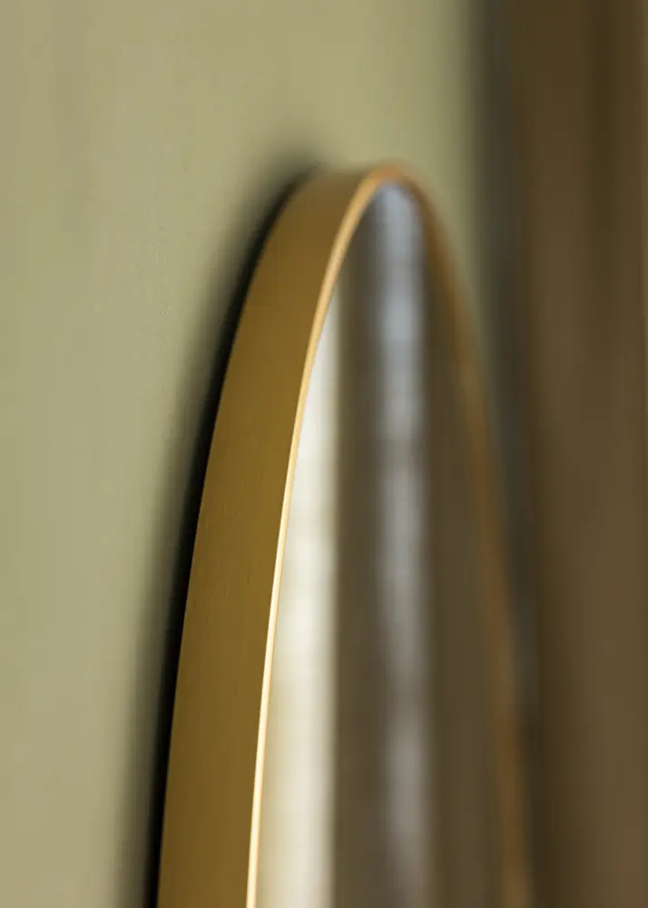 Spegel Modern Guld 80 cm Ø
