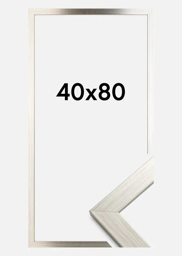 Ram Silver Wood 40x80 cm