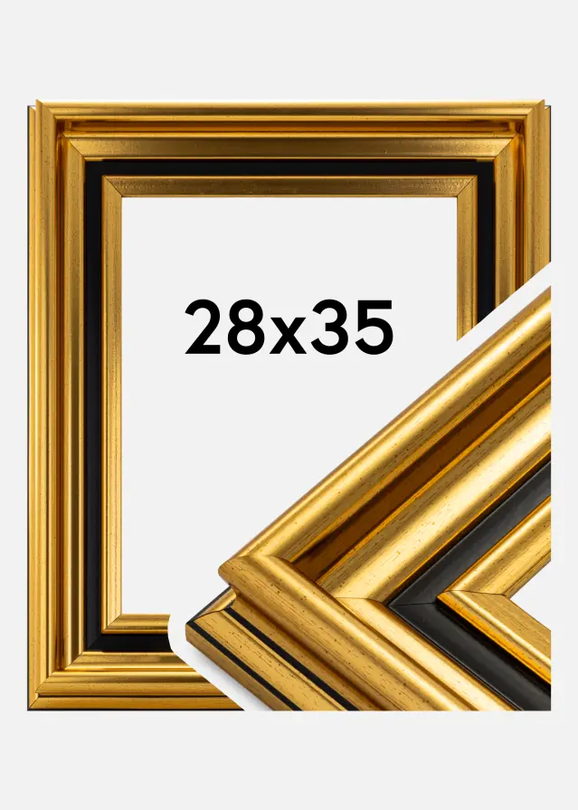 Ram Gysinge Premium Guld 28x35 cm