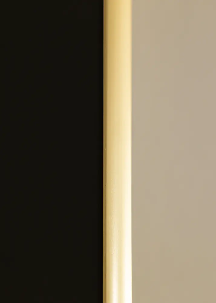 Ram New Lifestyle Guld 50x70 cm - Passepartout Svart 42x59,4 cm (A2)