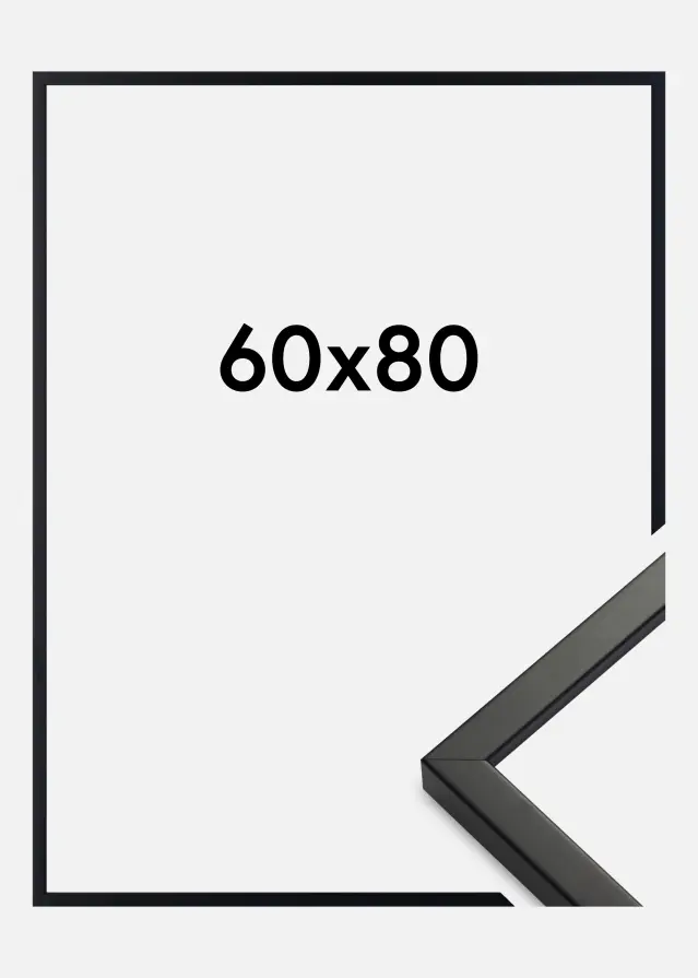 Ram Exklusiv Svart 60x80 cm