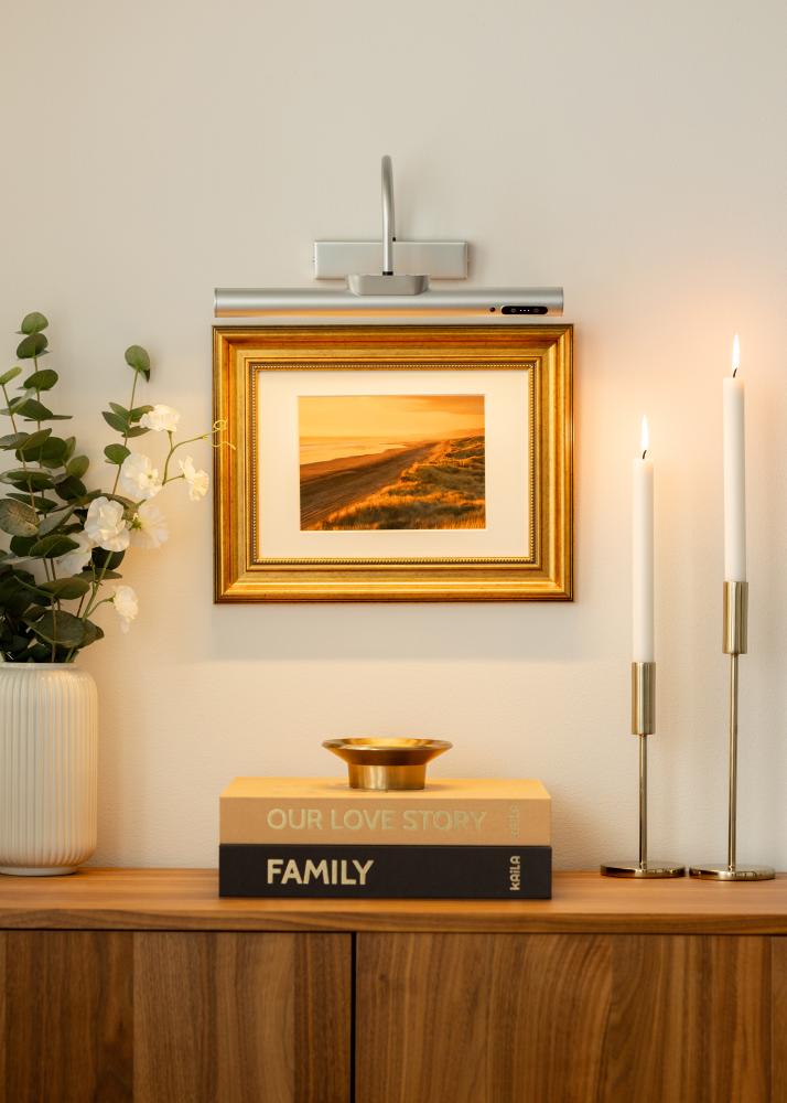 KAILA Spark Batteridriven Tavelbelysning 35 cm - Silver