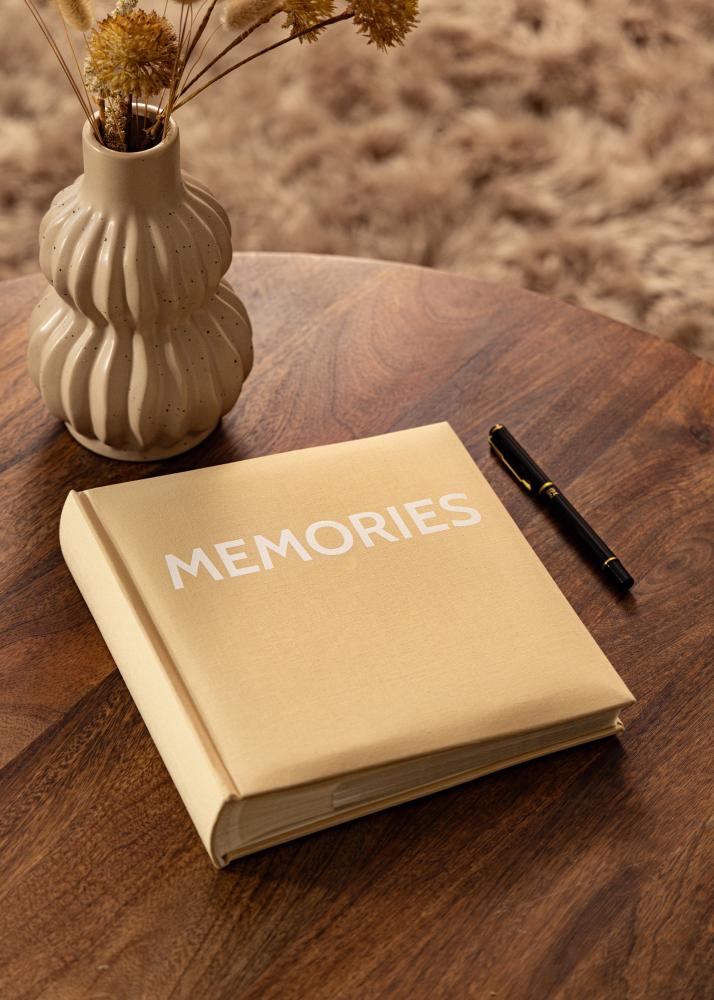 Memories Linen Album Beige - 200 bilder i 10x15 cm