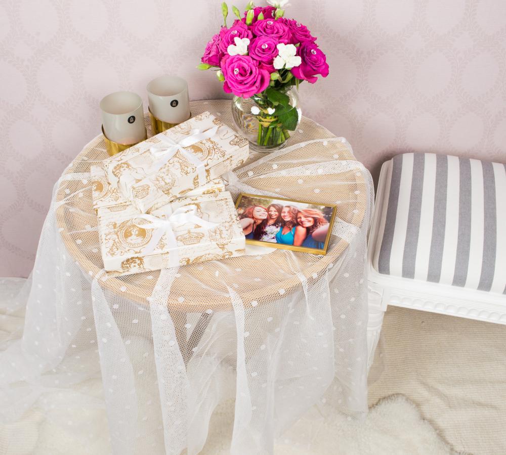 Ram Slät Metall Guld 10x15 cm