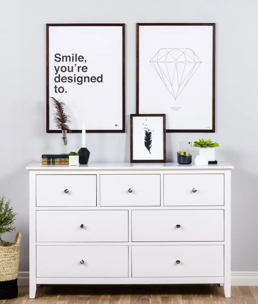 Diamant Vit Poster