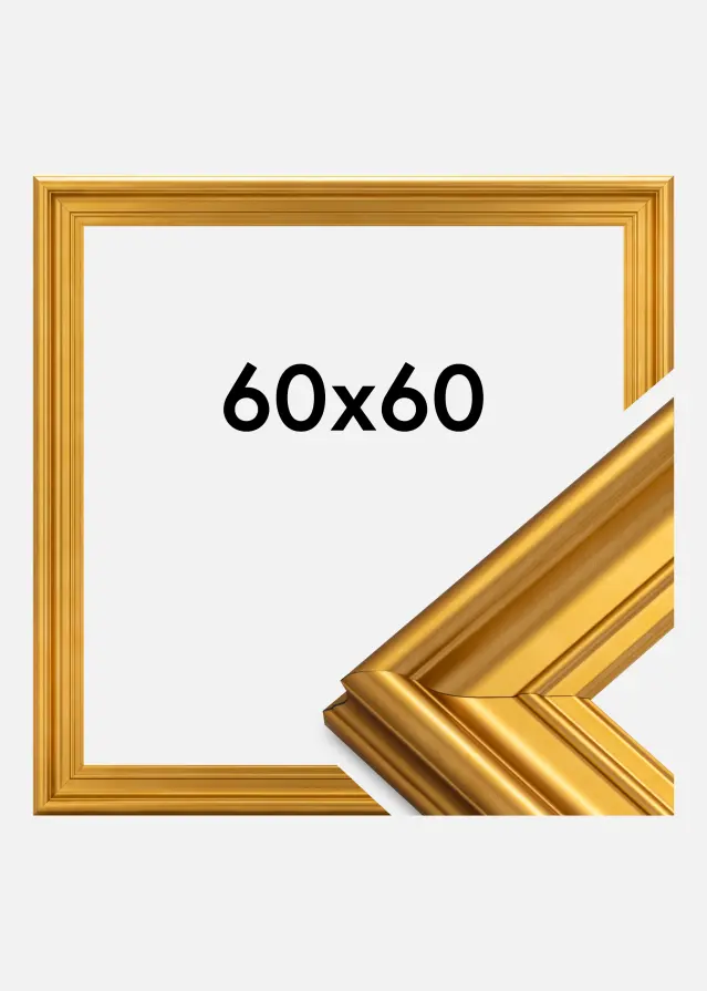 Ram Mora Premium Guld 60x60 cm