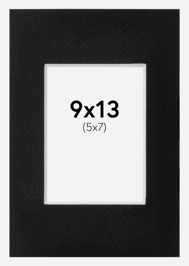Passepartout Canson Svart (Vit kärna) 9x13 cm (5x7)