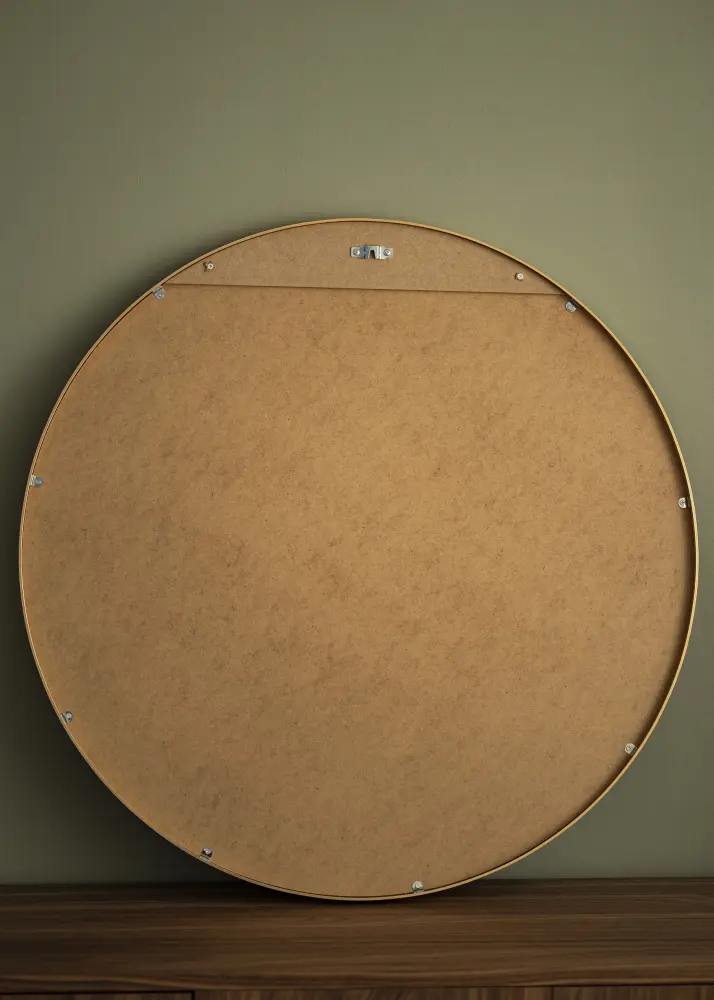 Spegel Modern Guld 80 cm Ø