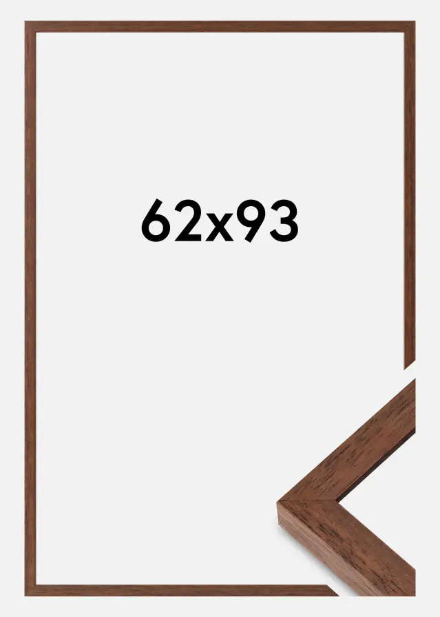 Ram Hermes Akrylglas Teak 62x93 cm
