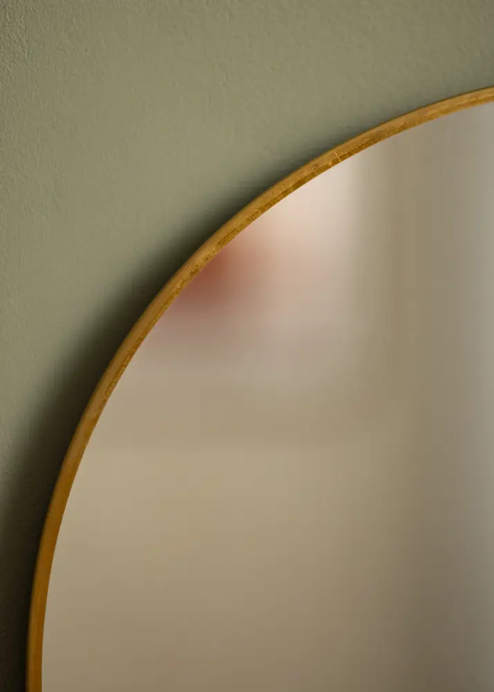 Spegel House Doctor The Loop Mässing 32 cm Ø