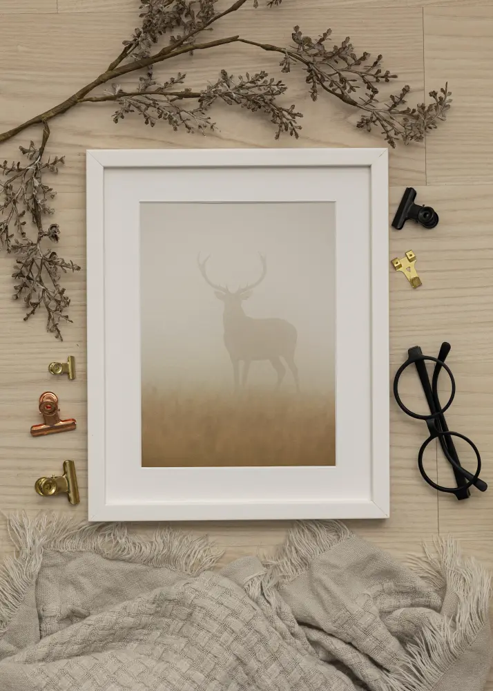 Ram Exklusiv Vit 24x24 cm