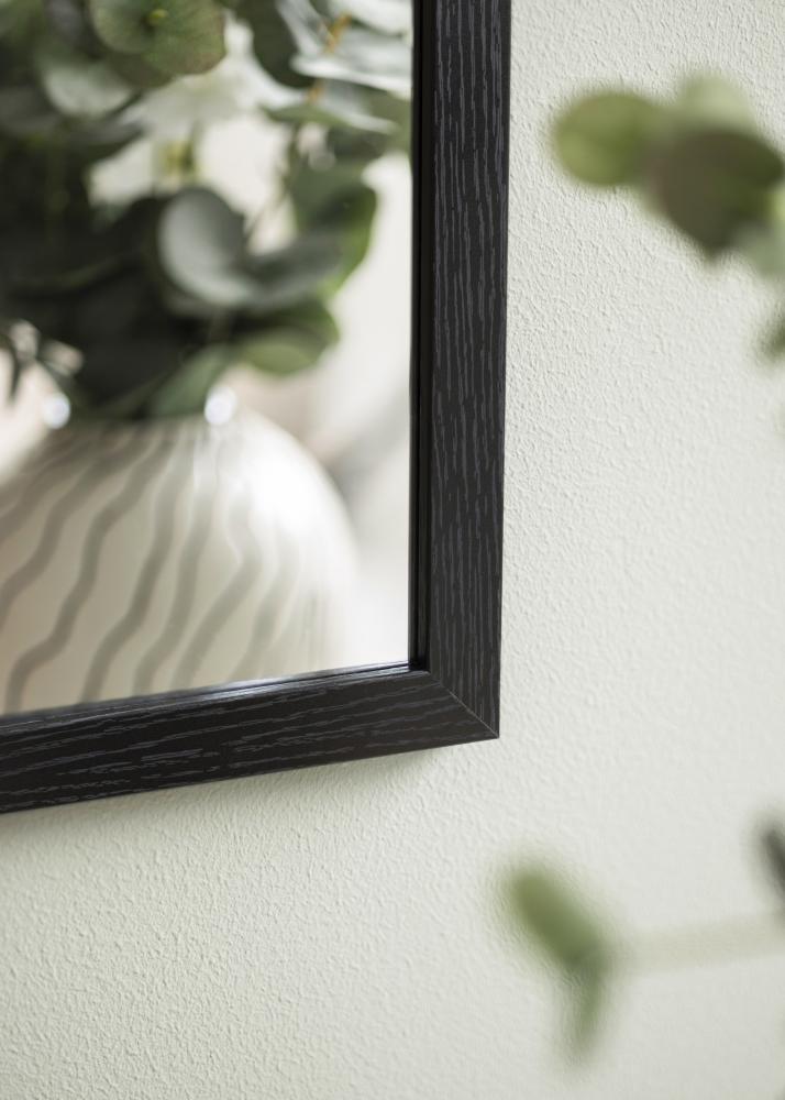 Spegel Overdoor Svart 34x126 cm