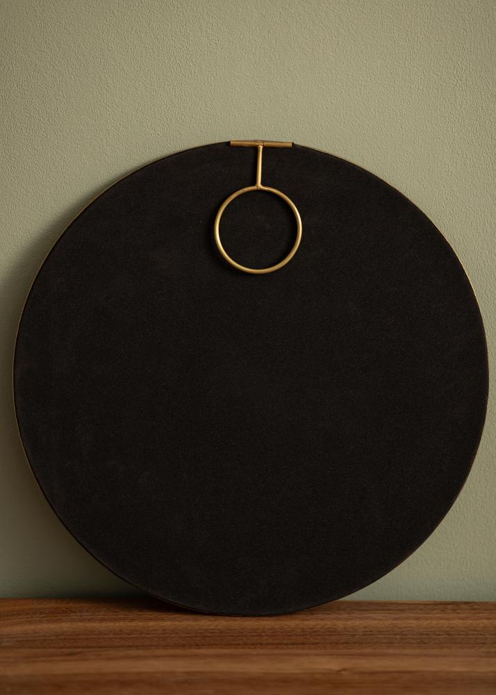 Spegel House Doctor The Loop Mässing 32 cm Ø