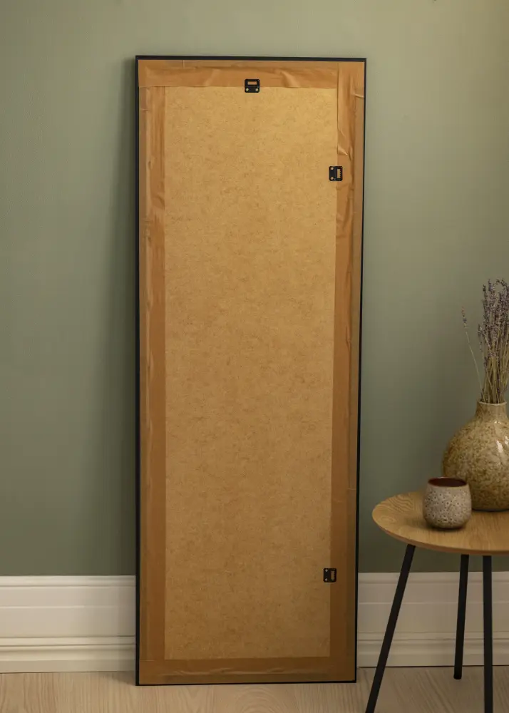 Spegel Nostalgia Svart 45x125 cm
