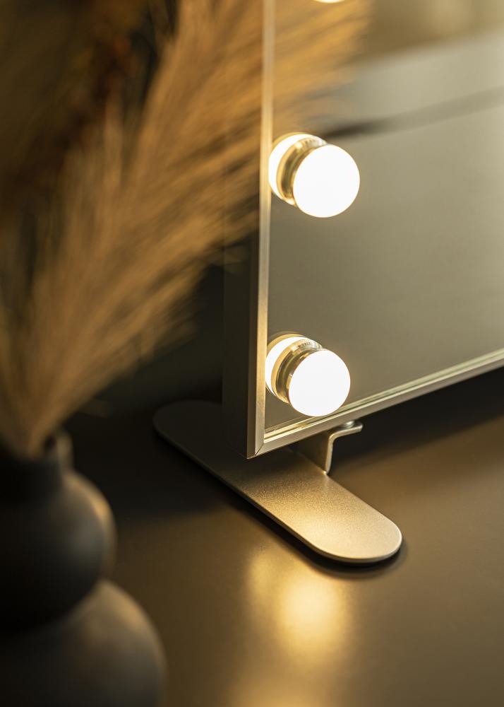 KAILA Sminkspegel Hollywood 14 Silver 60x50 cm