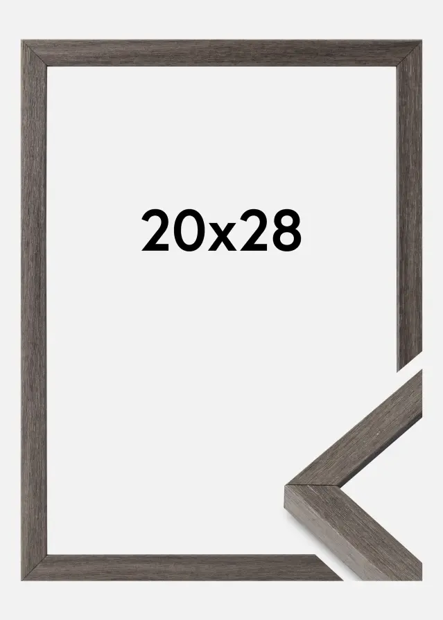Ram Ares Akrylglas Grey Oak 20x28 cm