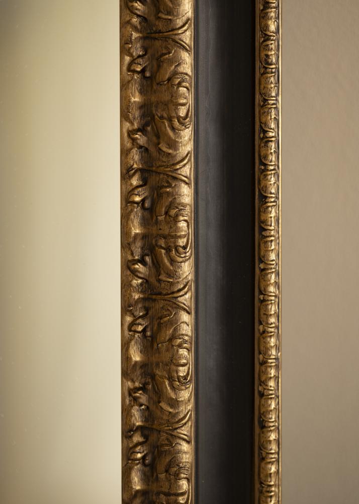 Spegel Drottningholm Guld - Egna mått