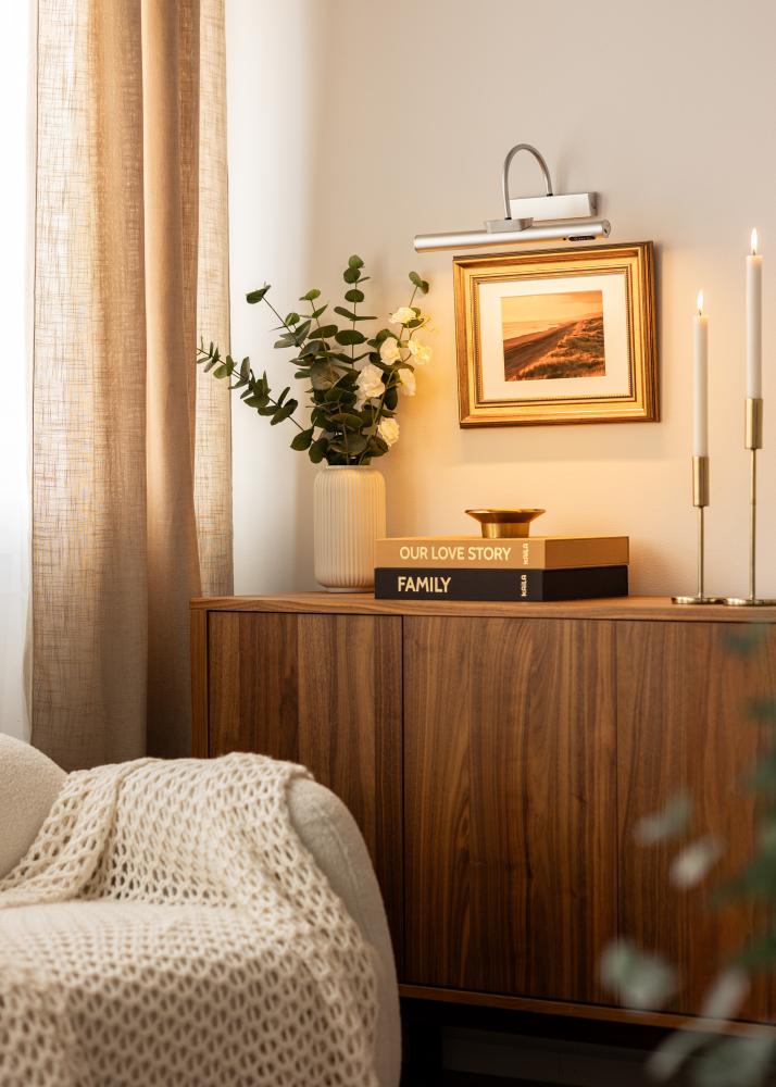 KAILA Spark Batteridriven Tavelbelysning 35 cm - Silver