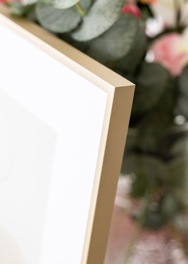 Aluminiumram Akrylglas Mässing 42x59,4 cm (A2)