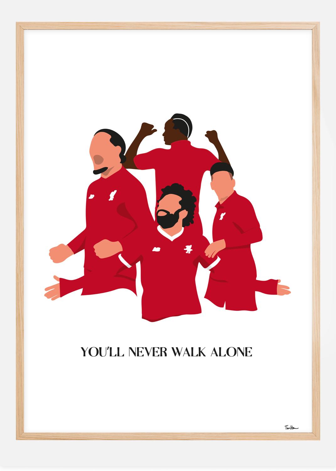 You Will Never Walk Alone-Liverpool Players Poster (30x40 cm)