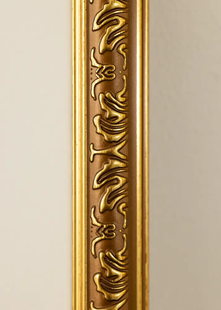 Ram Swirl Akrylglas Guld 21x29,7 cm (A4)
