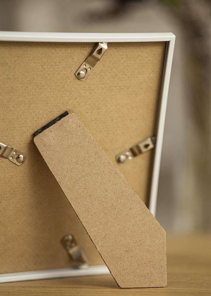 Ram Victoria Vit 13x18 cm - Passepartout Svart 3,5x5 inches