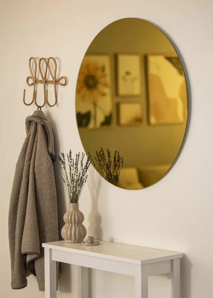Spegel Rich Yellow 80 cm Ø