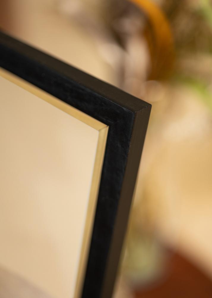 Spegel Leonie Svart - Egna mått