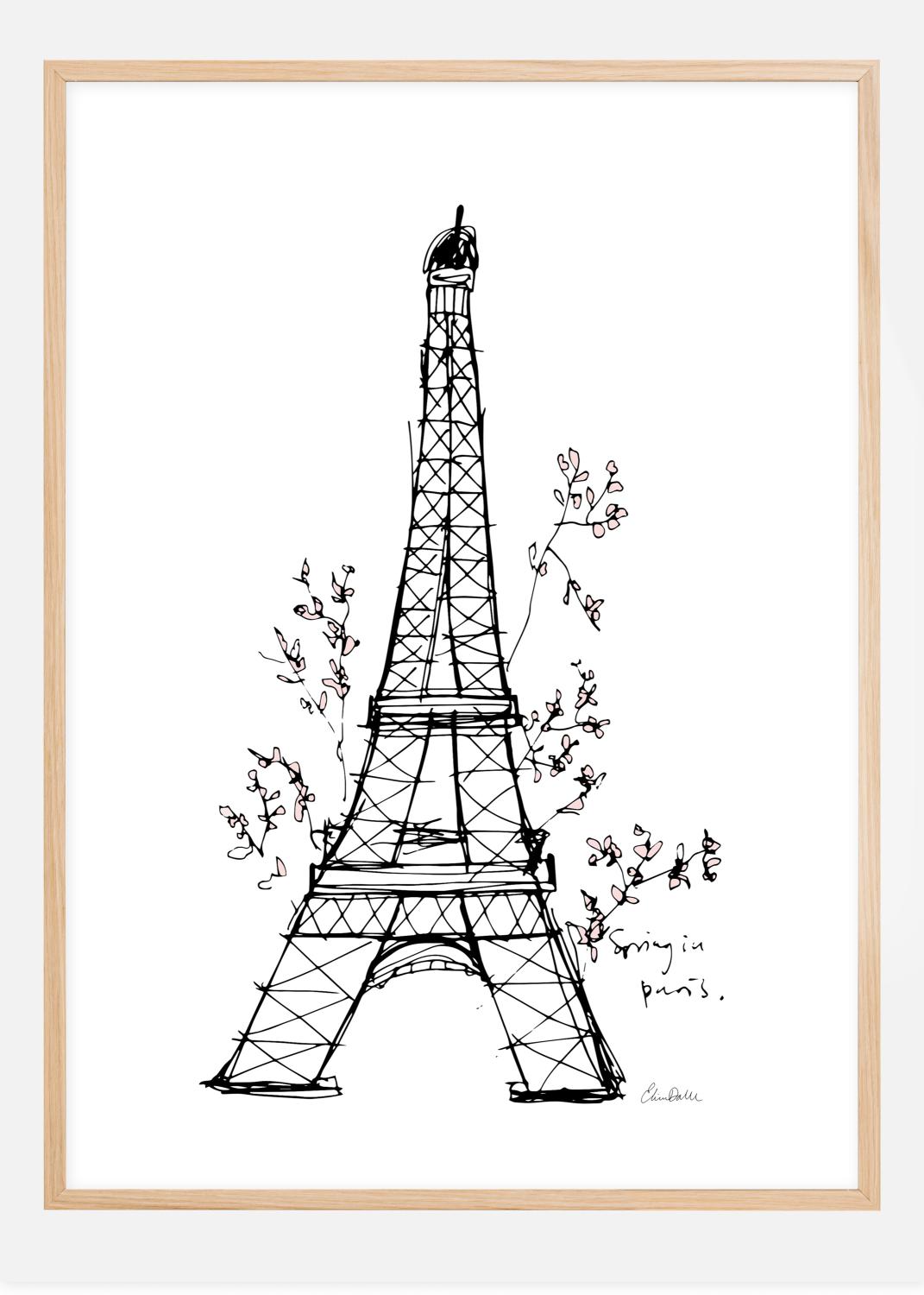 Spring in Paris Poster (70x100 cm)