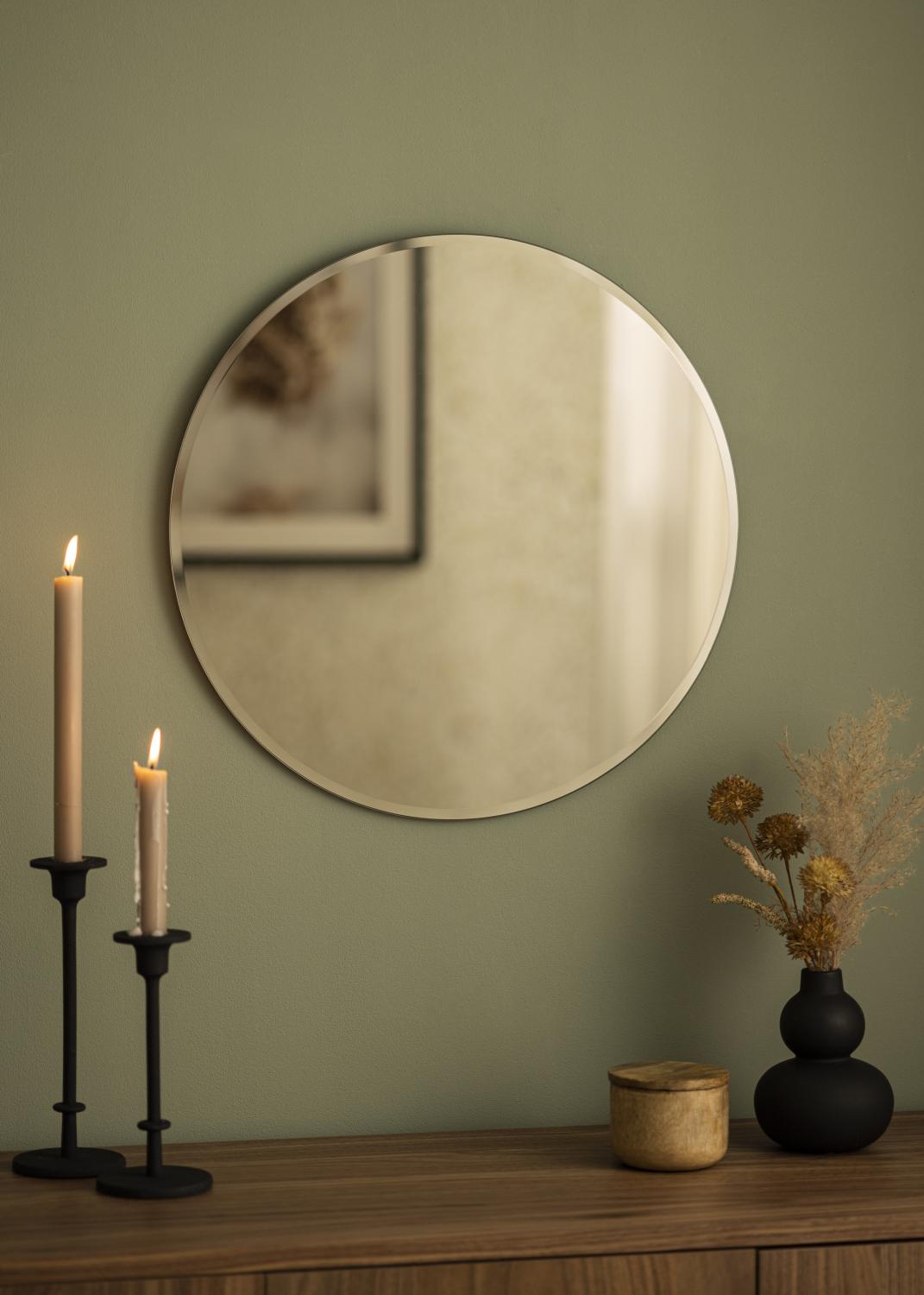Product Image for KAILA Rund Spegel Dark Bronze Deluxe 50 cm Ø