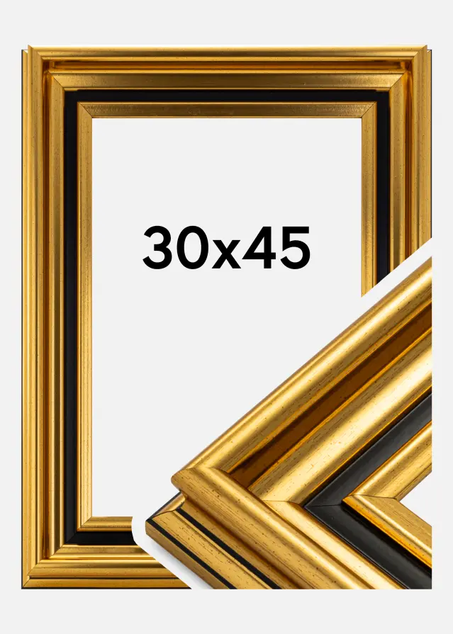 Ram Gysinge Premium Guld 30x45 cm
