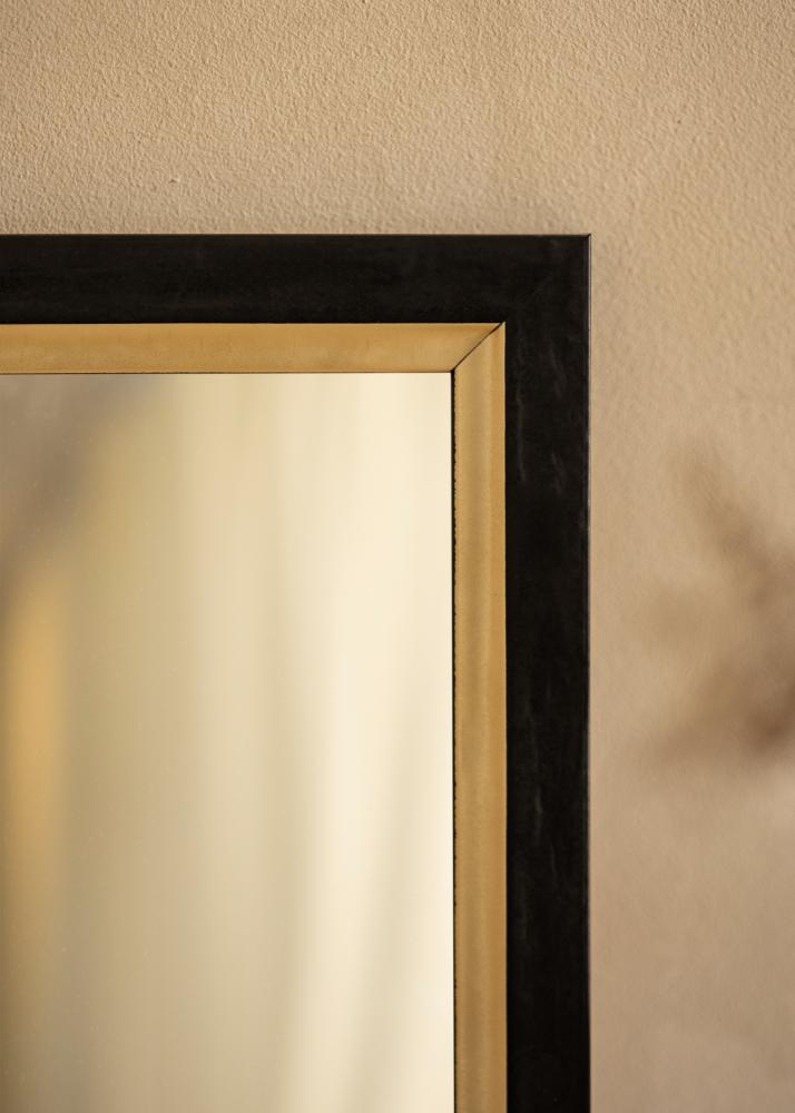 Spegel Leonie Svart - Egna mått