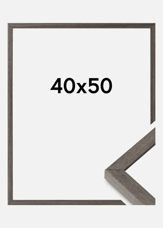 Ram Ares Akrylglas Grey Oak 40x50 cm
